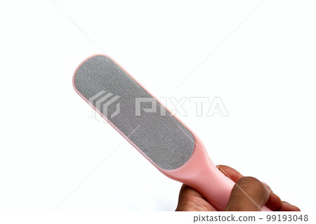 Foot file on white background. Foot file on white background. 99193048