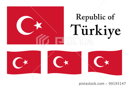 Turkey/Syria Earthquake Support Turkish Republic Flag Set Turkey/Syria Earthquake Support Turkish Republic Flag Set 99193147