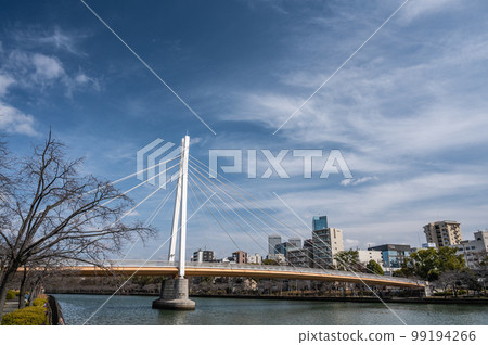 Kawasaki Bridge over Okawa (former Yodogawa) 99194266