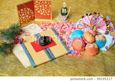 New Year's card background material New Year's card background material 99195217
