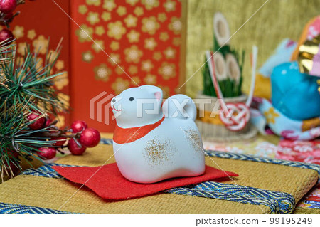 New Year's card background material New Year's card background material 99195249
