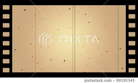 Vector background illustration of old movie film Vector background illustration of old movie film 99195345