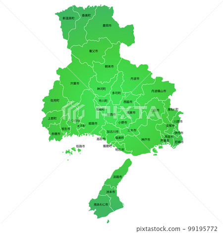 兵庫縣市町村地圖 99195772