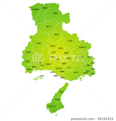 兵庫縣市町村地圖 99195819