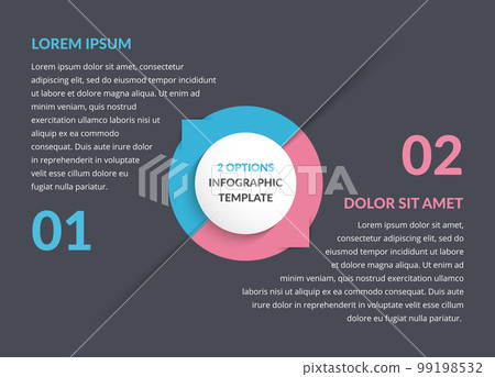 Two Options - Infographic Template Two Options - Infographic Template 99198532