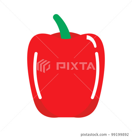 紅辣椒粉的簡單矢量圖解 99199892