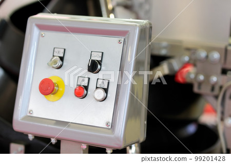 remote control console in food production factory 99201428