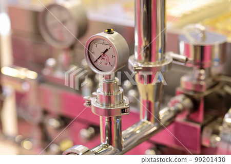 stainless steel equipment in a food factory 99201430