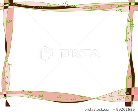 有節奏的音樂音符框圖像素材 99201689