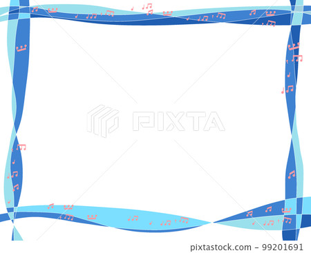 有節奏的音樂音符框圖像素材 99201691