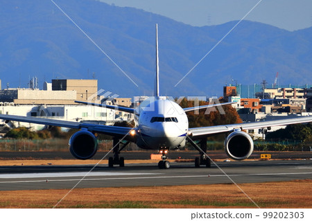 大阪國際機場 ANA Airplane Takeoff Ready Sky Park 大阪國際機場 ANA Airplane Takeoff Ready Sky Park 99202303