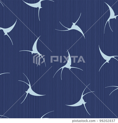 Simple Japanese swallow pattern half step, Simple Japanese swallow pattern half step, 99202837