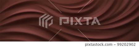 Realistic chocolate texture background with swirl 99202902