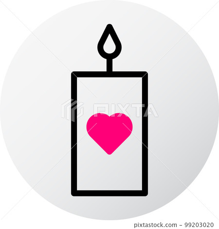 valentine icon set filled red style illustration vector element and symbol perfect. 99203020