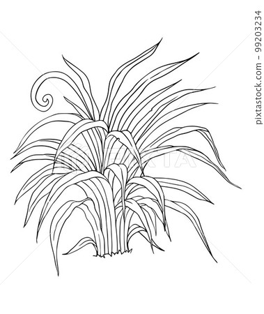 Vector bushes for cartoon background images. Vector bushes for cartoon background images. 99203234