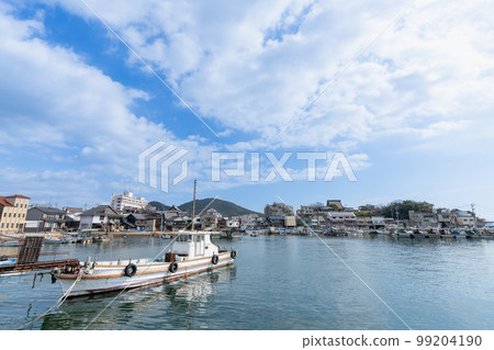《Hiroshima Prefecture》Tomonoura scenery and night lights 99204190