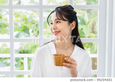 Female tea time Female tea time 99204881