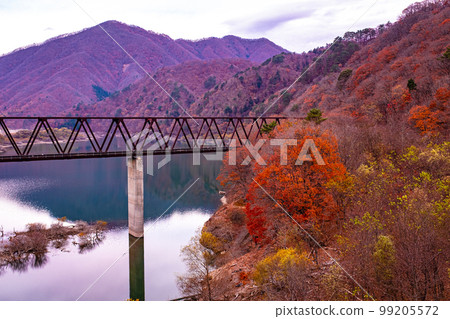 Yunishigawa Bridge in late autumn Autumn leaves in Oku-Nikko Yunishigawa Bridge in late autumn Autumn leaves in Oku-Nikko 99205572