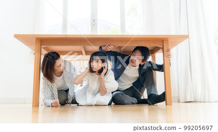 地震家庭避難躲藏 99205697