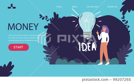 business people with idea.office team. men and women for banner landing page business people with idea.office team. men and women for banner landing page 99207268