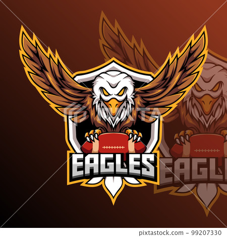 Eagles Football Animal Team Badge Eagles Football Animal Team Badge 99207330