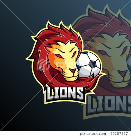 Lions Football Logo Team Badge Lions Football Logo Team Badge 99207337