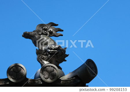 Corner ridge demon decoration of Ieyasu's family temple Daijuji 99208153