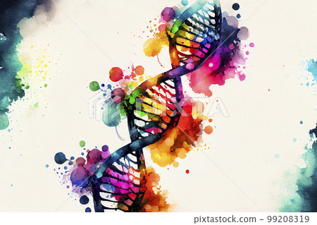 Molecule of DNA, illustration Molecule of DNA, illustration 99208319