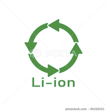 Battery recycle sign, vector illustration, sign. 99208501
