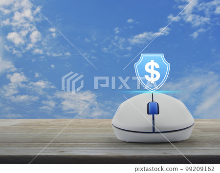 Business money insurance and protection online concept 99209162