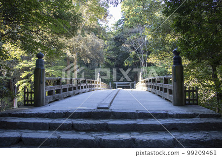 伊勢神宮鳴宮天神社橋 伊勢神宮鳴宮天神社橋 99209461