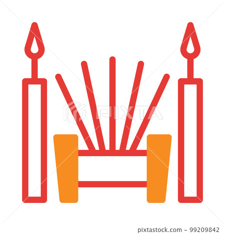 chinese icon new year duotone red style illustration vector perfect. chinese icon new year duotone red style illustration vector perfect. 99209842