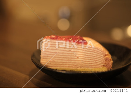 House dessert strawberry mille crepe 99211141