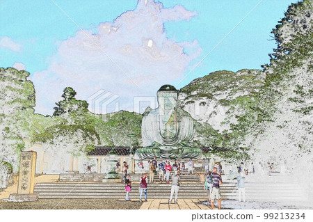 Kotokuin 鎌倉唯一的國寶佛像 Shaka Nyorai 坐姿圖 2 99213234