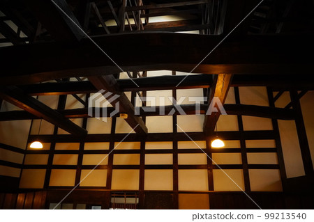 From a Japanese-style room in an old Japanese house 99213540
