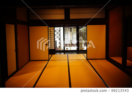 From a Japanese-style room in an old Japanese house From a Japanese-style room in an old Japanese house 99213543