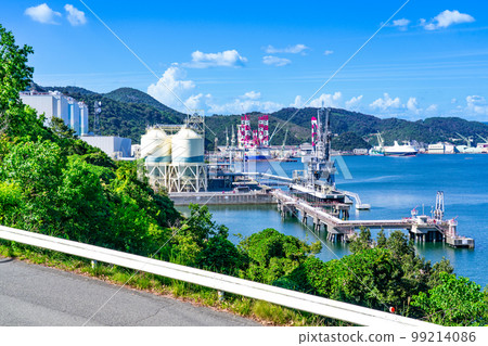 Aioi Bay thermal power plant and shipyard scenery 2 Aioi City, Hyogo Prefecture 99214086