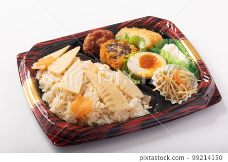 Bamboo shoot rice lunch Bamboo shoot rice lunch 99214150