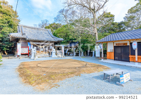 熊本縣宇岐市冬天的長尾劍神社 熊本縣宇岐市冬天的長尾劍神社 99214521