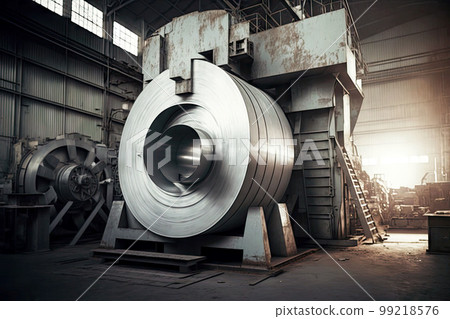 high technical capacity of aluminum mill machine in factory of aluminum industry, generative ai high technical capacity of aluminum mill machine in factory of aluminum industry, generative ai 99218576