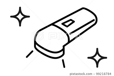 Image illustration of beauty equipment / epilator, hair removal / self-treatment Image illustration of beauty equipment / epilator, hair removal / self-treatment 99218784