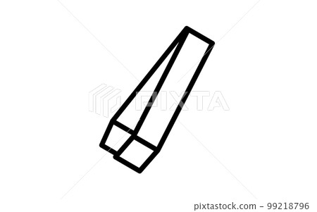 Image illustration of tweezers, hair removal and self-treatment Image illustration of tweezers, hair removal and self-treatment 99218796