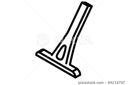 Image illustration of T-shaped razor, hair removal and self-treatment Image illustration of T-shaped razor, hair removal and self-treatment 99218797
