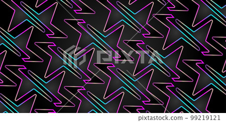 lightning pattern on black background with white stars, glowing colors. can be used to design t-shirts, wallpapers, screens, rock n roll music backgrounds and sports themed lightning pattern on black background with white stars, glowing colors. can be used to design t-shirts, wallpapers, screens, rock n roll music backgrounds and sports themed 99219121