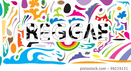 reggae jamaica graffiti street art style background 99219131