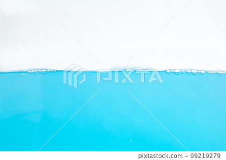Water Surface Splash and bubbles . on white background. Water Surface Splash and bubbles . on white background. 99219279