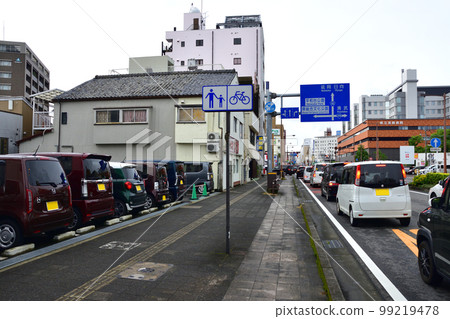 Rainy Miyazaki city scenery Rainy Miyazaki city scenery 99219478