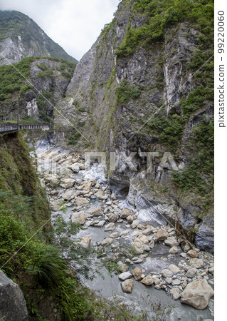 View of nature landscape mountain in taroko National park at Hualien,taiwan. 99220060
