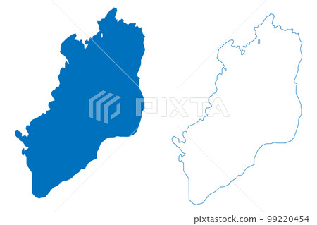 Lake Chamo (Africa, Federal Democratic Republic of Ethiopia) map vector illustration, scribble sketch map Lake Chamo (Africa, Federal Democratic Republic of Ethiopia) map vector illustration, scribble sketch map 99220454