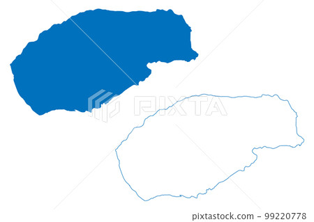 Lake Rara (Federal Democratic Republic of Nepal) map vector illustration, scribble sketch Mahendra Daha map Lake Rara (Federal Democratic Republic of Nepal) map vector illustration, scribble sketch Mahendra Daha map 99220778